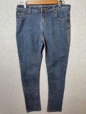 Wear It Declare It Women's Size 11 Dark Wash Denim Skinny Jeans Stretch
